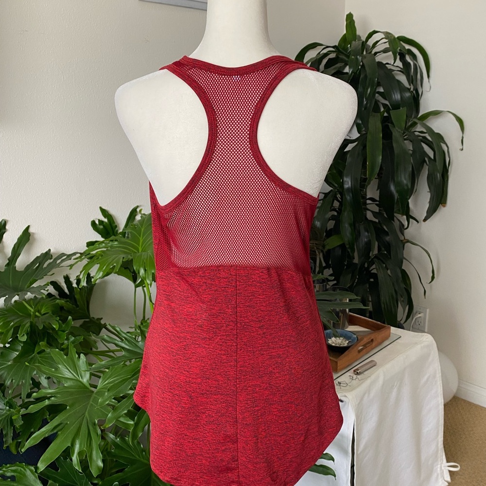 Red Athletic Top with Racerback